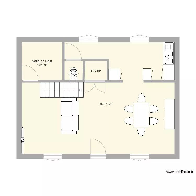 Plan Gagny avant. Plan de 