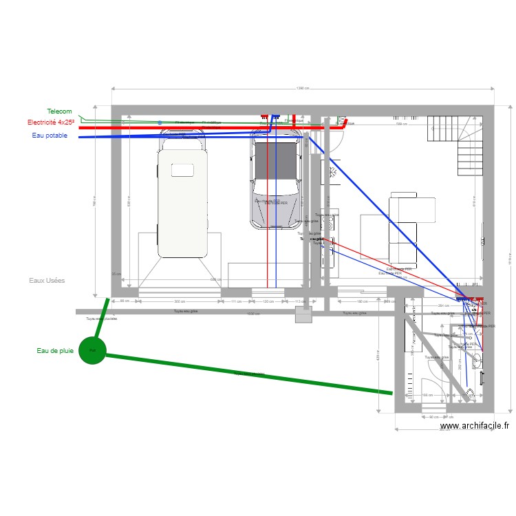 VRD. Plan de 0 pièce et 0 m2