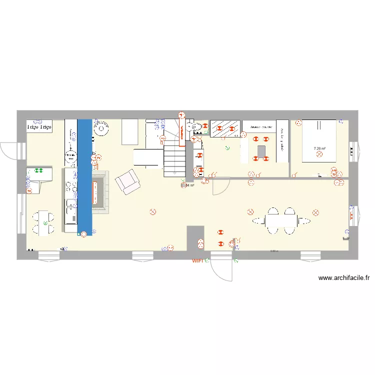 2eme plan Irleau. Plan de 