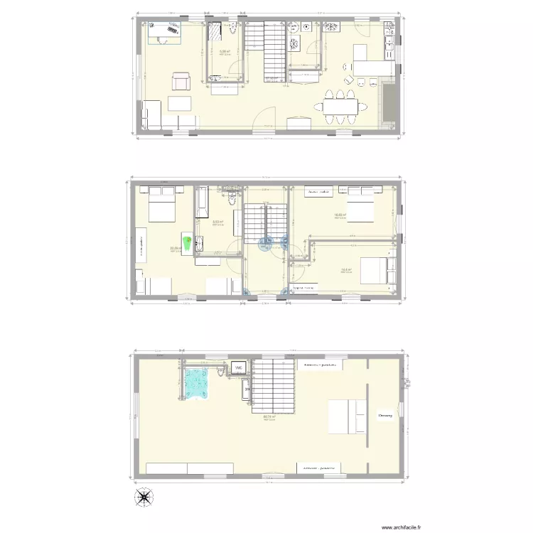 Maison Fichous V3. Plan de Maison Fichous V3. Plan de