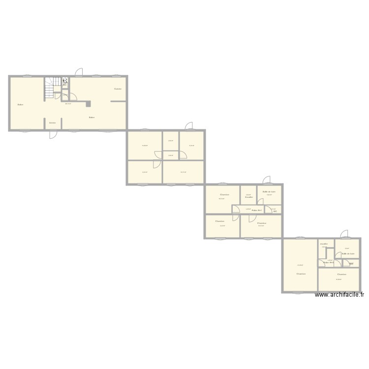 RDC. Plan de 0 pièce et 0 m2