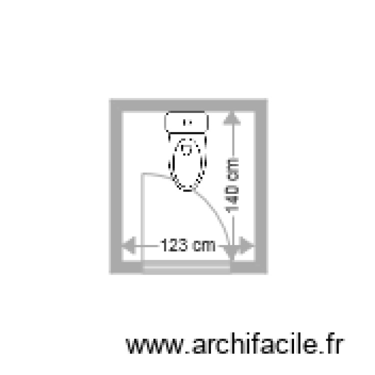 wc1 micou. Plan de 0 pièce et 0 m2