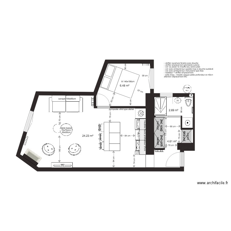 projet seveste plan 3bis. Plan de 0 pièce et 0 m2