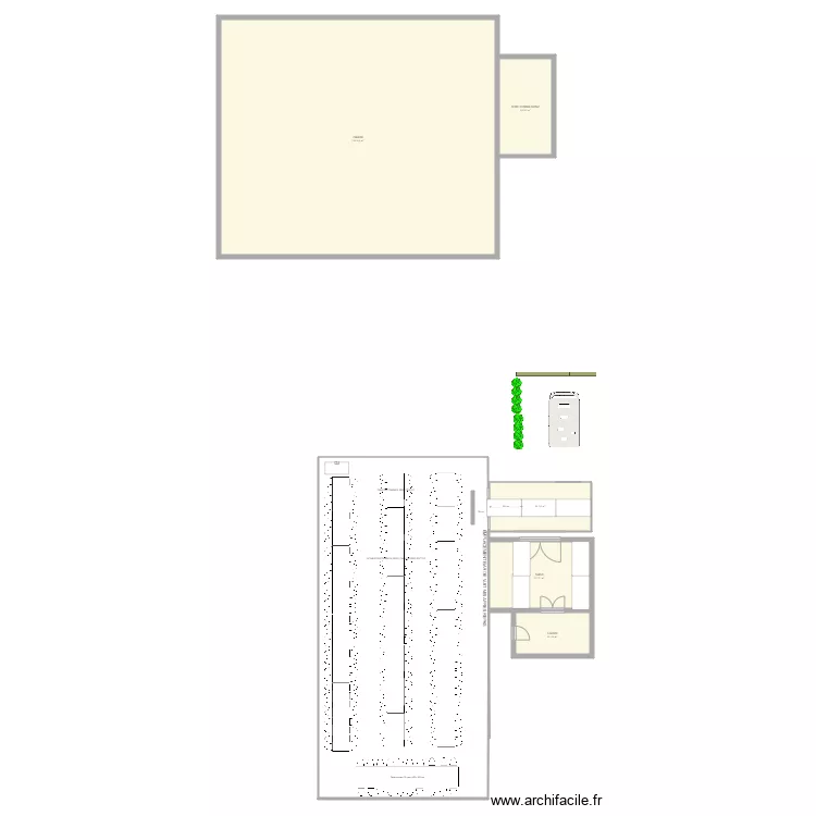 plan valette TABLE RECTANGLE. Plan de 
