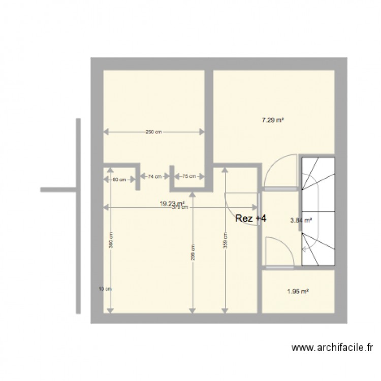 Marie José Rez4 def construction mesures. Plan de 0 pièce et 0 m2