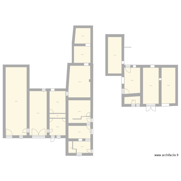 Cotes RDC. Plan de 0 pièce et 0 m2