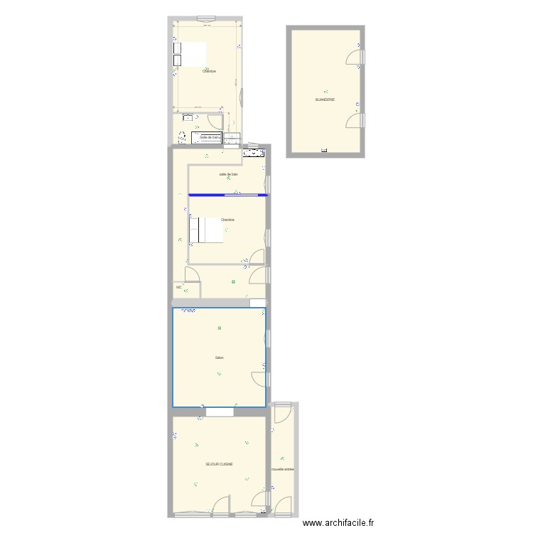 CHAUVOT VALENCAY PLAN ELECTRIQUE. Plan de 0 pièce et 0 m2