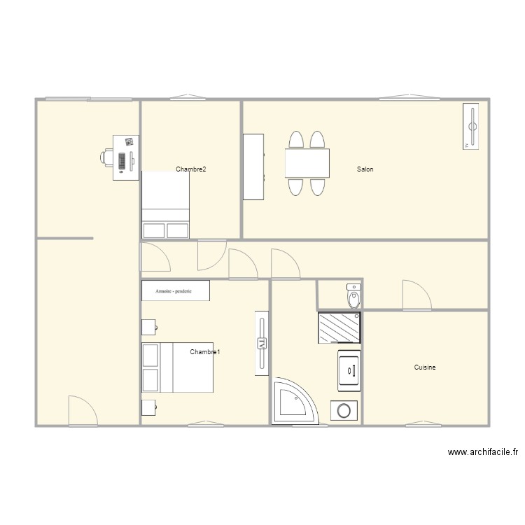 Plan maison mimi1. Plan de 0 pièce et 0 m2