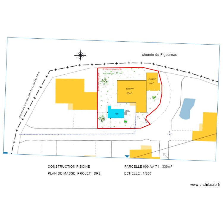 PlanApresProjetZoom. Plan de 0 pièce et 0 m2