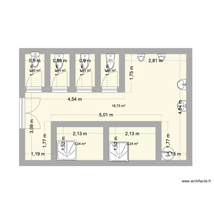 plan. Plan de 7  et 31 m²