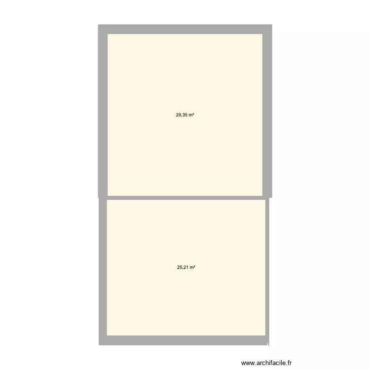 Tram. Plan de 2 et 55 m² Tram. Plan de 2 et 55 m²