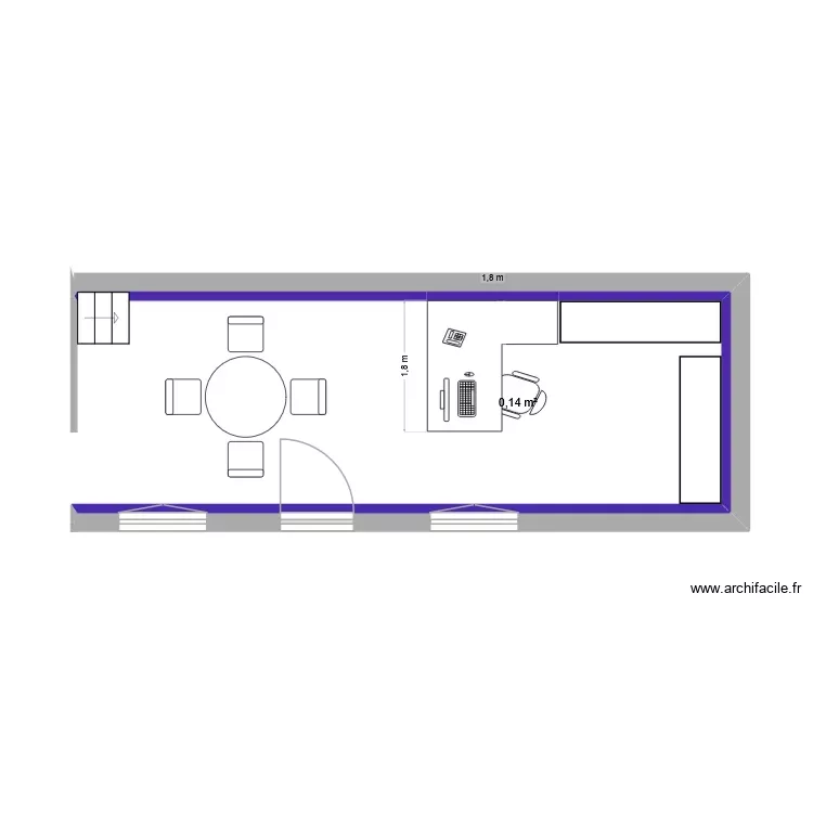 Studio 3. Plan de 1 Pièce et 0 m² Studio 3. Plan de 1 Pièce et 0 m²