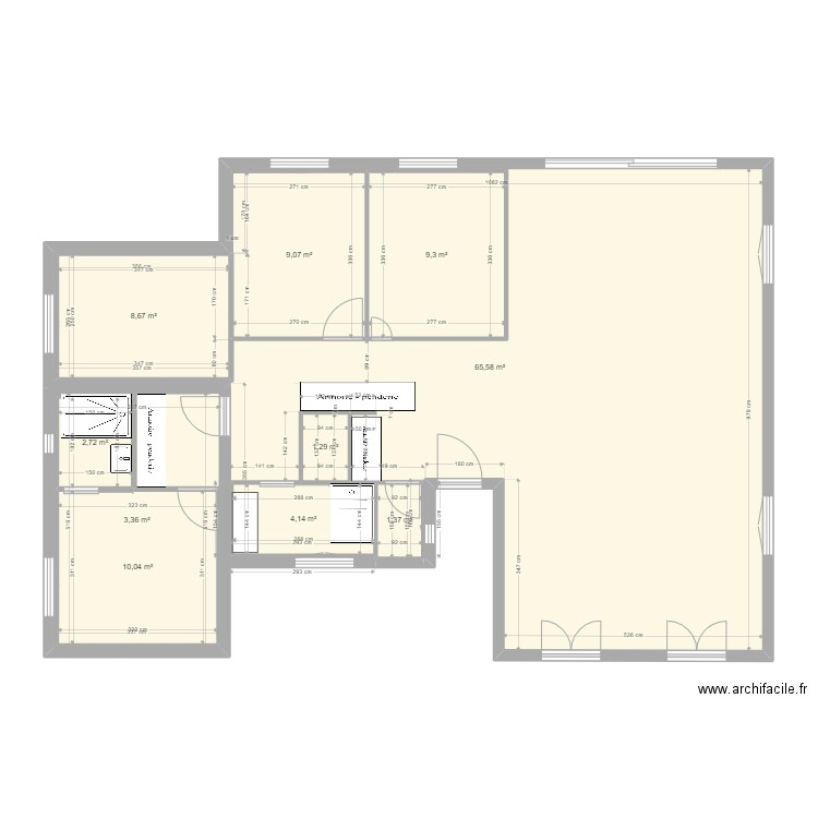 maison teyran lion DERNIER. Plan de 10 pièces et 159 m2