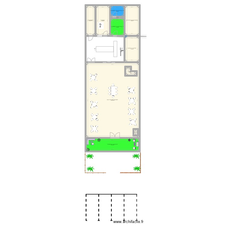 VACHEMENT BON . Plan de 11 pièces et 229 m2