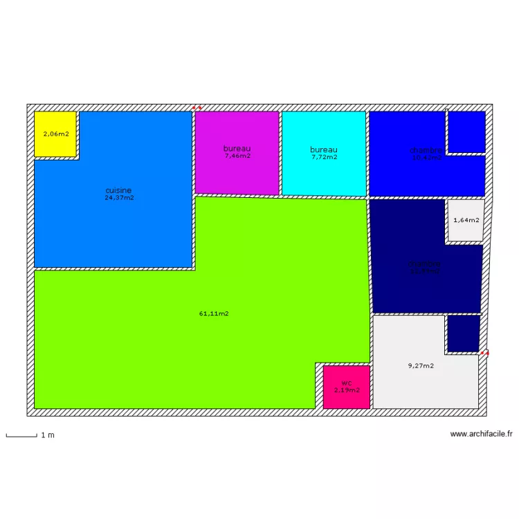 pavillon de da silva mario. Plan de 