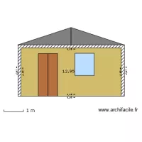 FACE AVANT ABRI DE JARDIN