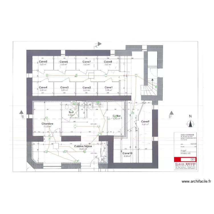 VILLA NORMANDE 001. Plan de VILLA NORMANDE 001. Plan de