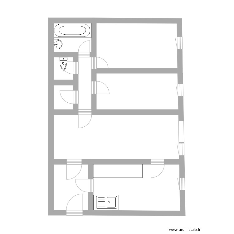 plan chemin de vers 11. Plan de 0 pièce et 0 m2