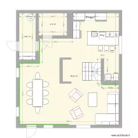 Plan chalet Vaudagne projet&eacute;