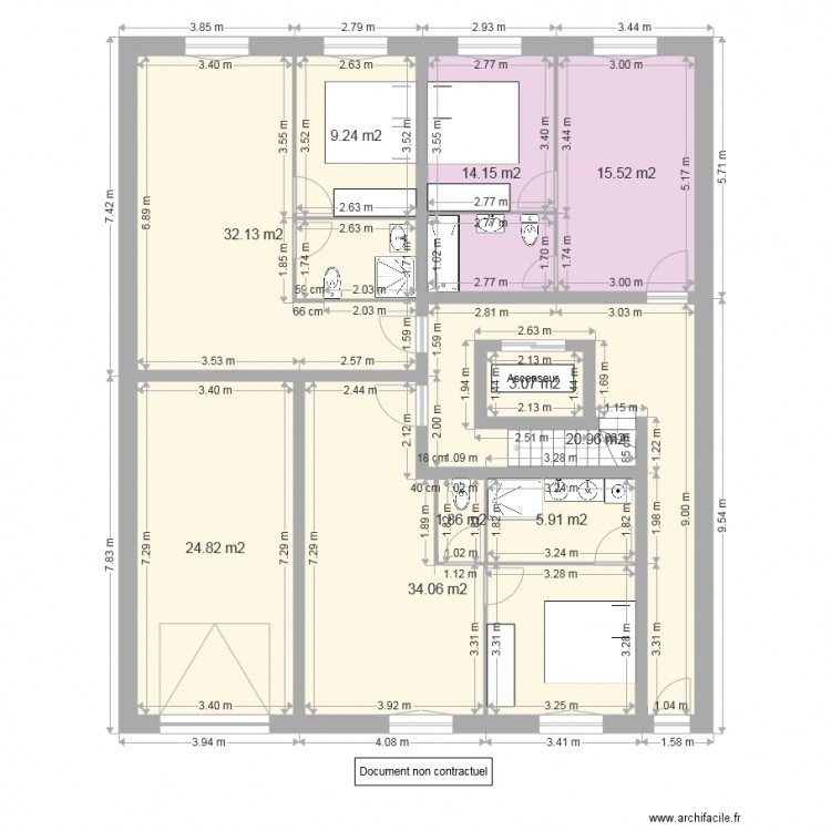 RDC 3678 MODIFIE. Plan de 0 pièce et 0 m2