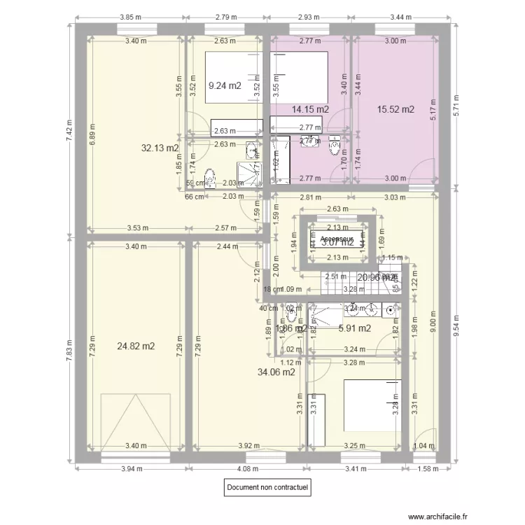 RDC 3678 MODIFIE. Plan de 