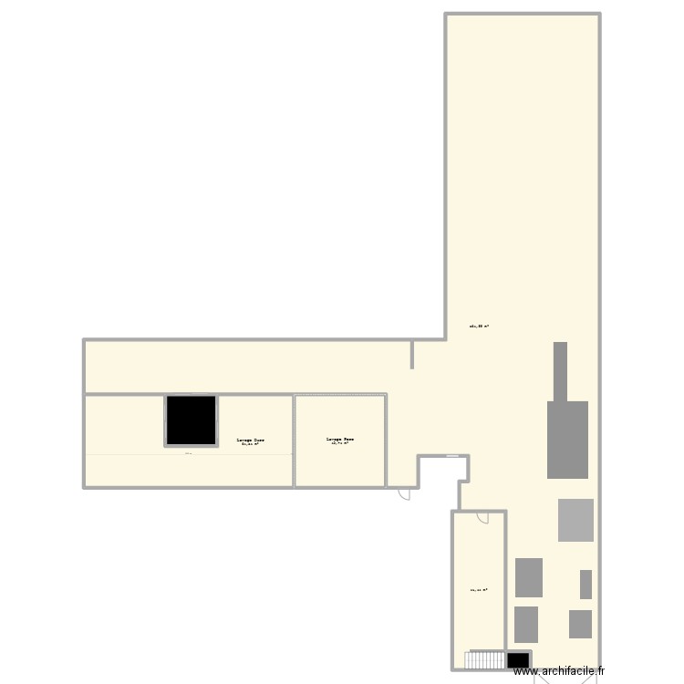 Déménagement ATF - LPI. Plan de 6 pièces et 769 m2