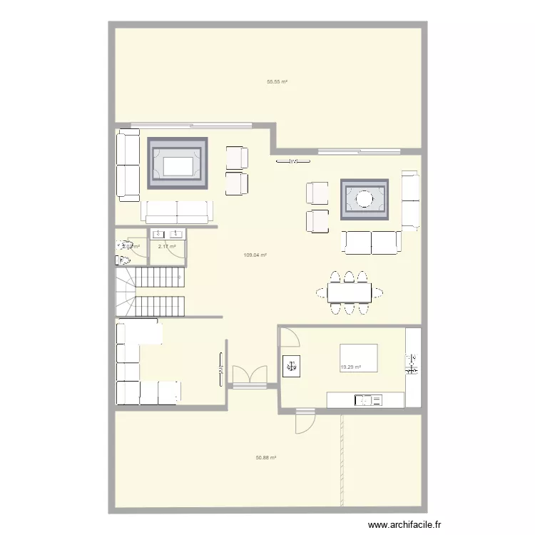 rdc. Plan de rdc. Plan de
