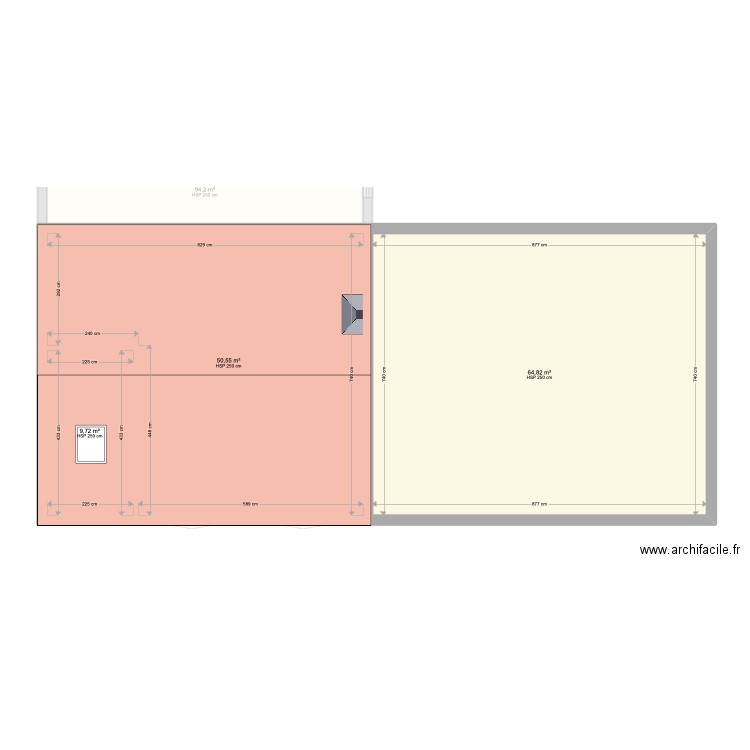 forge 7. Plan de 5 pièces et 228 m2