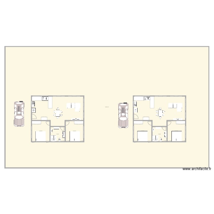 SCI Tank Haumi 2 F3 90m2. Plan de 0 pièce et 0 m2