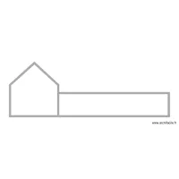 Plan facade avant garage