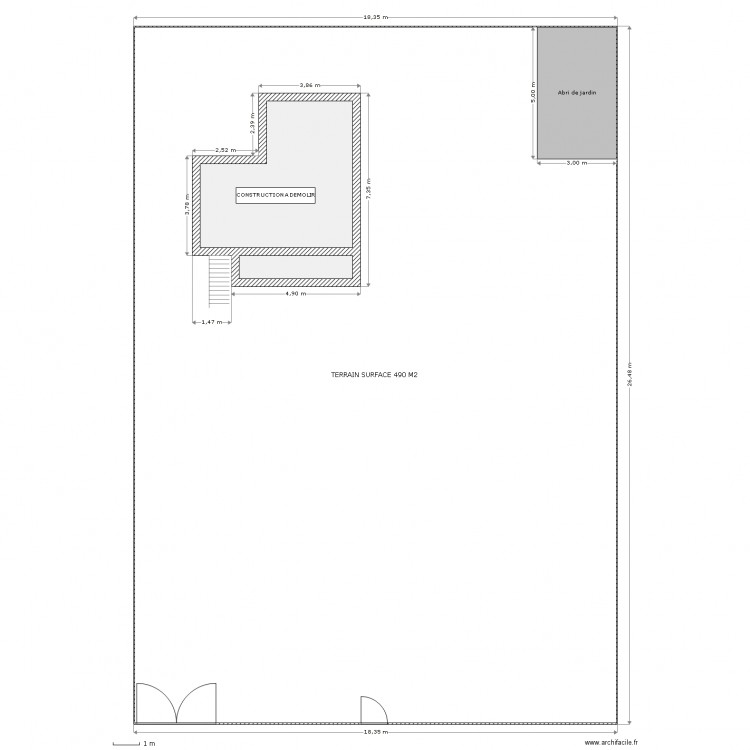 PLAN MASSE - 8 AV. LOUIS FRAPPART 93600 AULNAY SOUS BOIS. Plan de 0 pièce et 0 m2