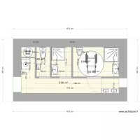 Bloc sanitaire Etude 2