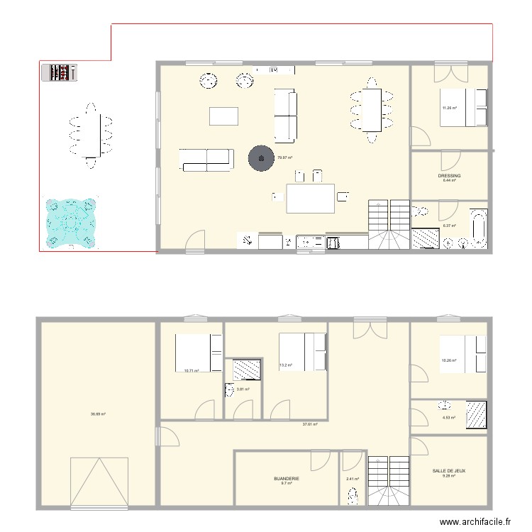 MEAUDRE 2. Plan de 0 pièce et 0 m2