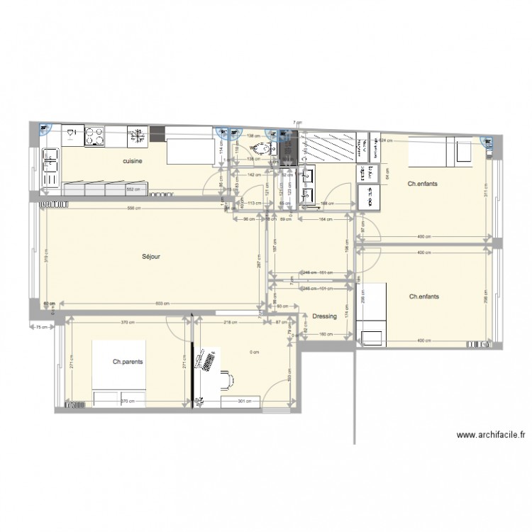 modif Aude et Raph. Plan de 0 pièce et 0 m2