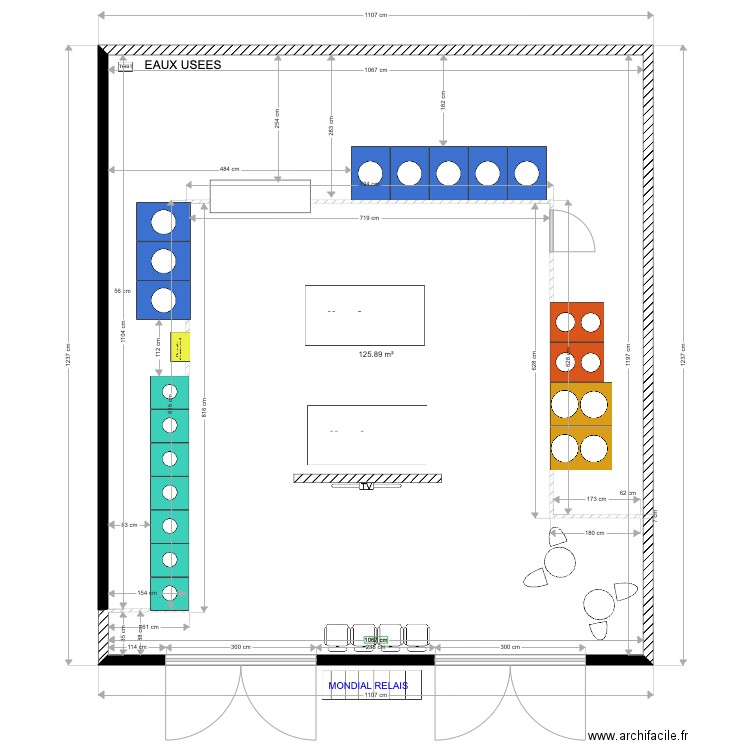 MAGASIN MERIGNAC MODIF. Plan de 0 pièce et 0 m2