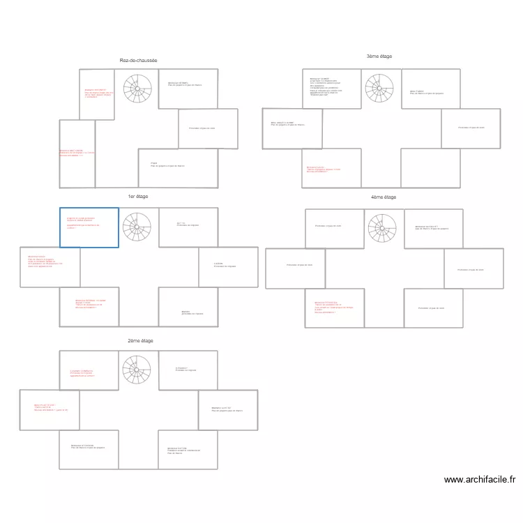Beaumanoir. Plan de Beaumanoir. Plan de