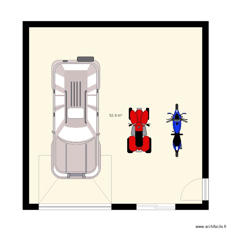 RENARD garage 2 non côté. Plan de 0 pièce et 0 m2