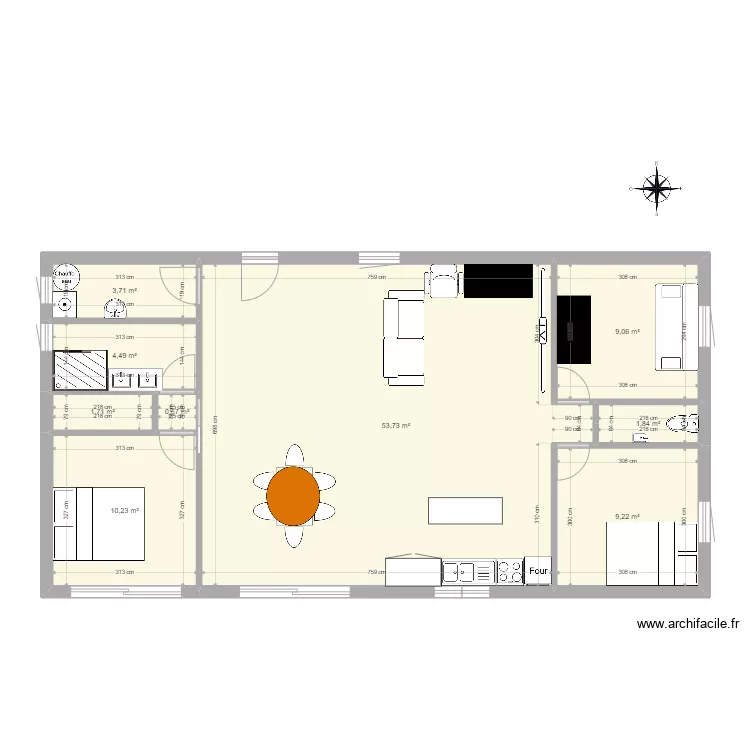 maison luc. Plan de 
