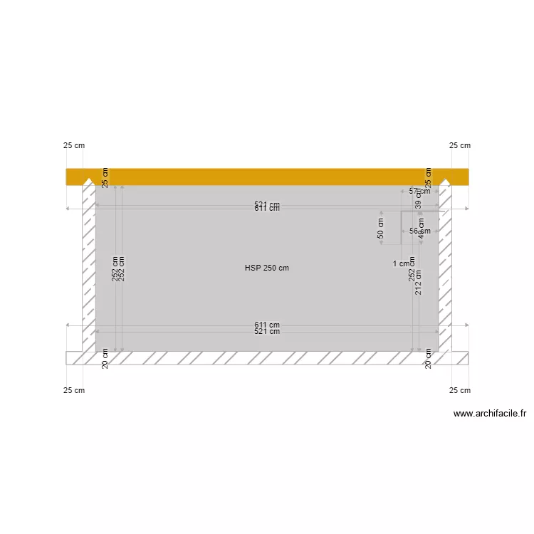priolo garage fa&ccedil;ade gauche. Plan de 