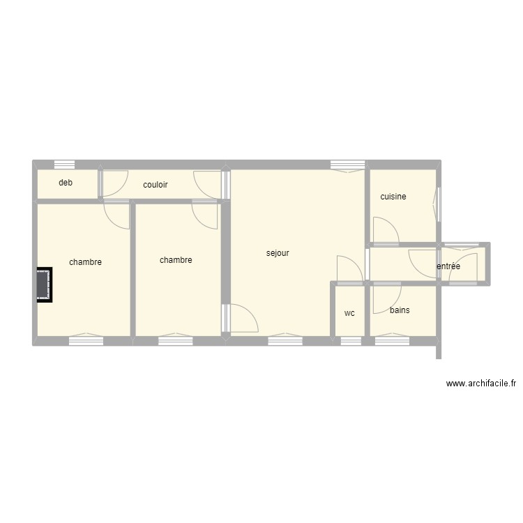 M. TREDEMY. Plan de 0 pièce et 0 m2