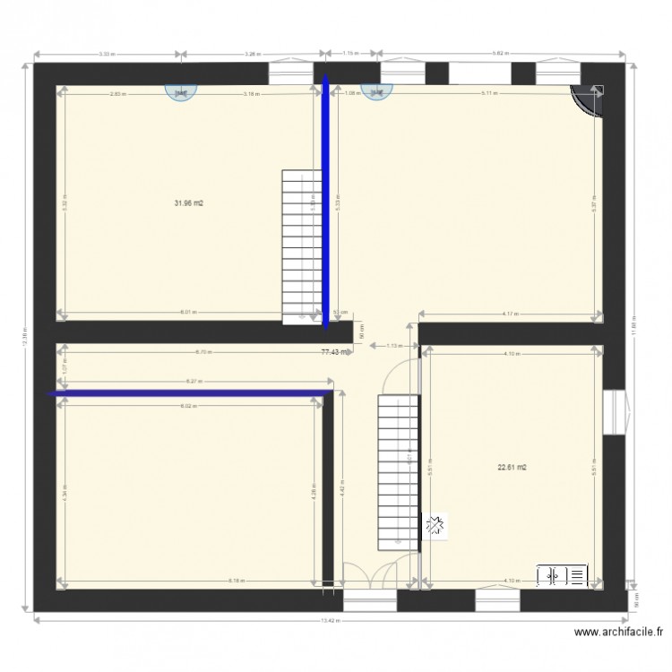 chez moi 1. Plan de 0 pièce et 0 m2