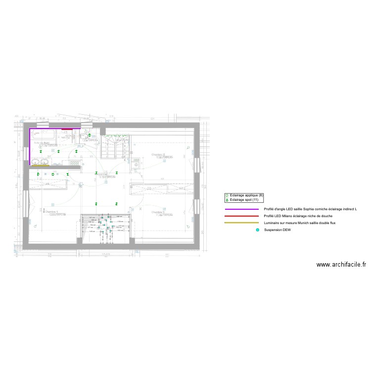 Plan Julien Natascha etage . Plan de 0 pièce et 0 m2