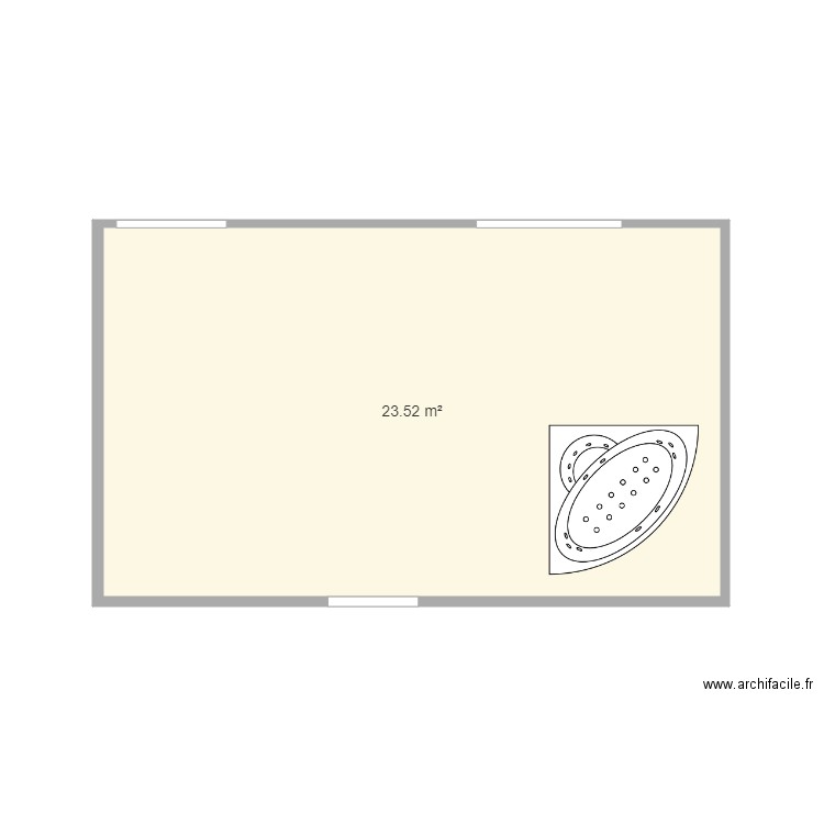 Sauna. Plan de 0 pièce et 0 m2