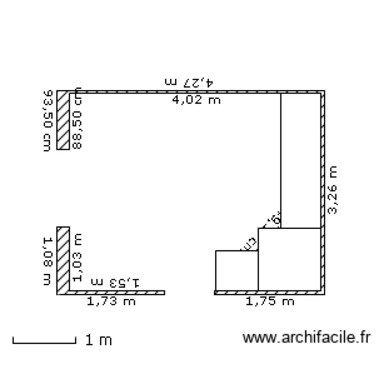 chambre. Plan de chambre. Plan de