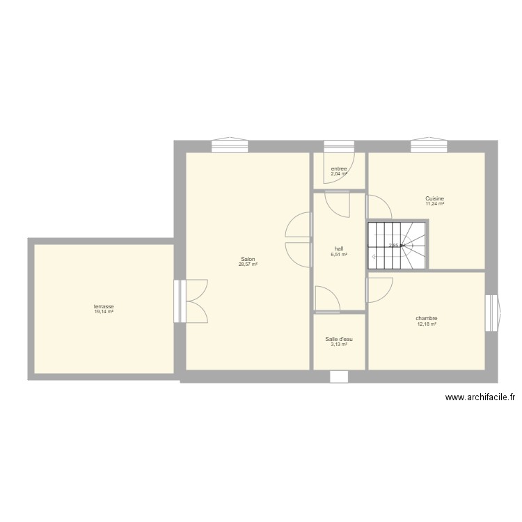 Maison Ria. Plan de 0 pièce et 0 m2