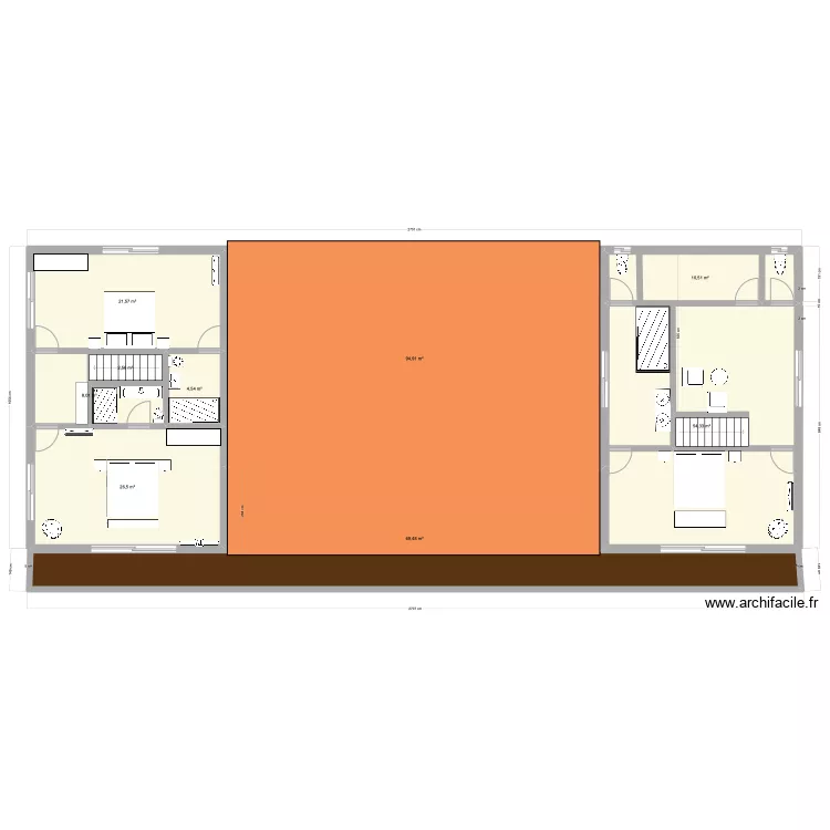 Di&egrave;go 1er ET. Plan de 
