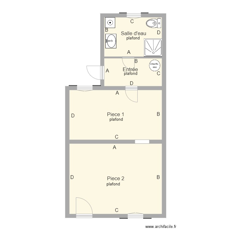 SCI moulin rdc. Plan de 0 pièce et 0 m2