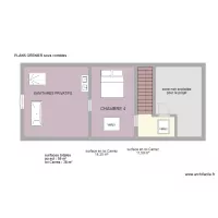 TORDEUX &agrave; VREGNY - plans projet&eacute;s AE