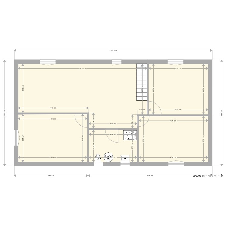 appartement. Plan de 0 pièce et 0 m2