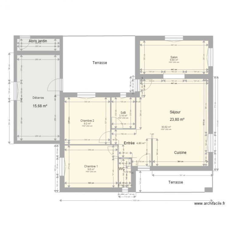 plan nouvelle demande. Plan de 0 pièce et 0 m2